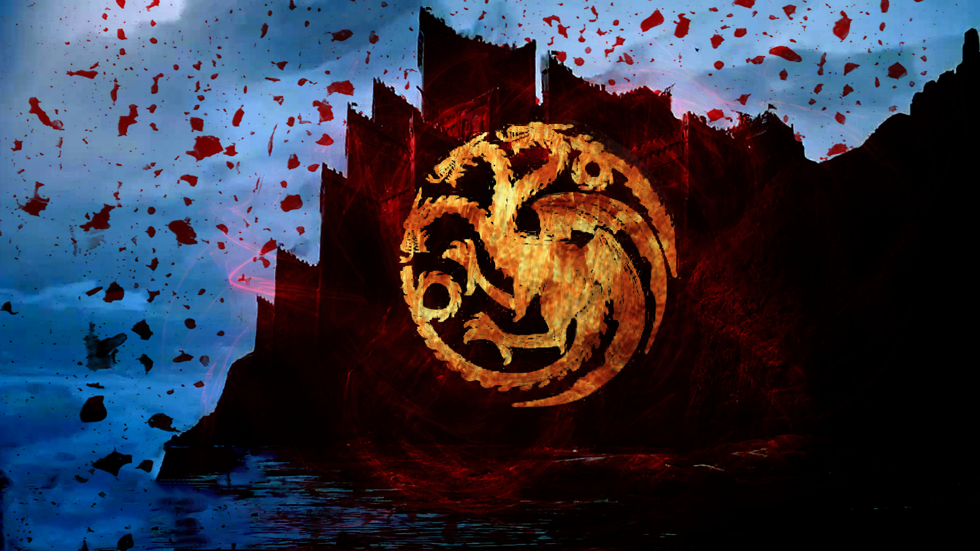 targaryen fondo de pantalla para iphone,rojo,fuente,arte,gráficos,símbolo