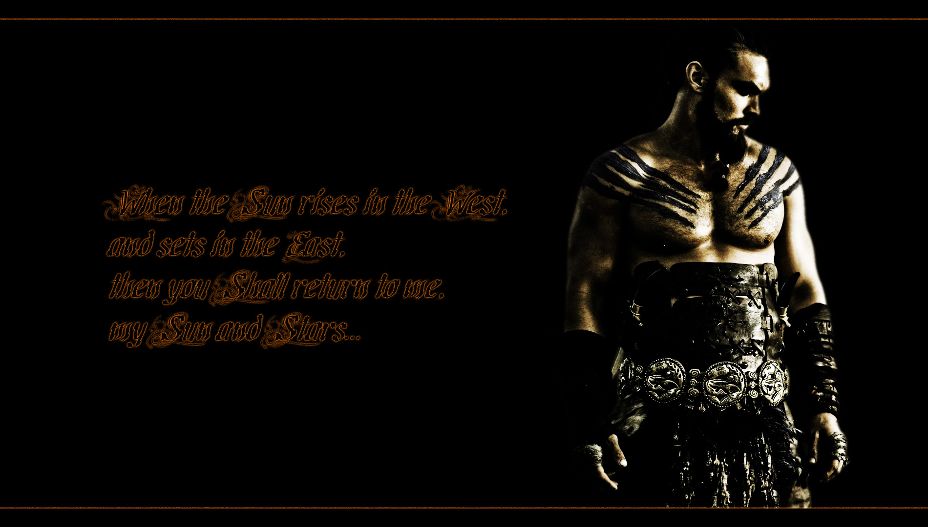 khal drogo wallpaper,darkness,font,photography,stock photography,fictional character