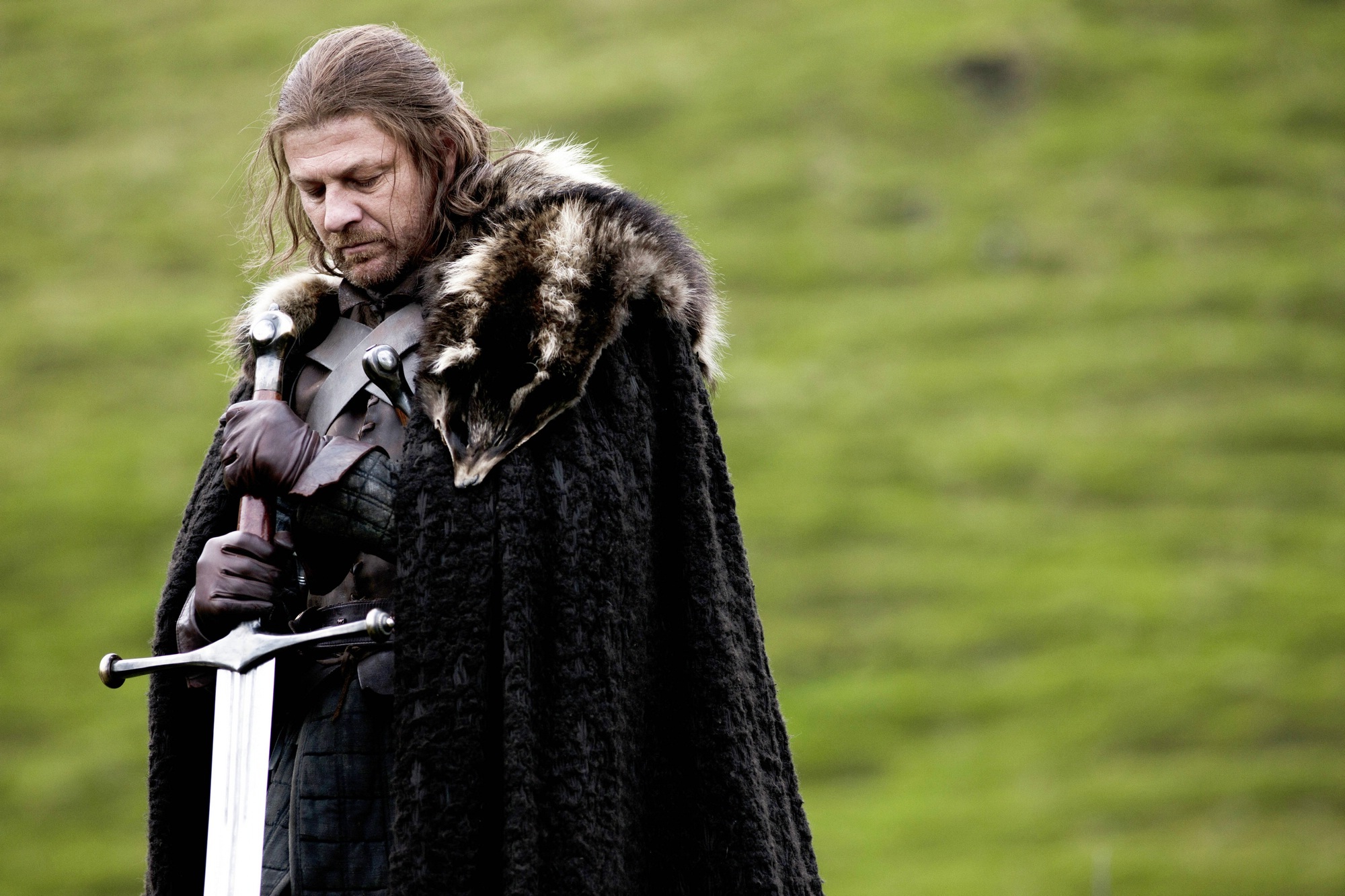 ned stark wallpaper,outerwear,fur,cloak,fur clothing