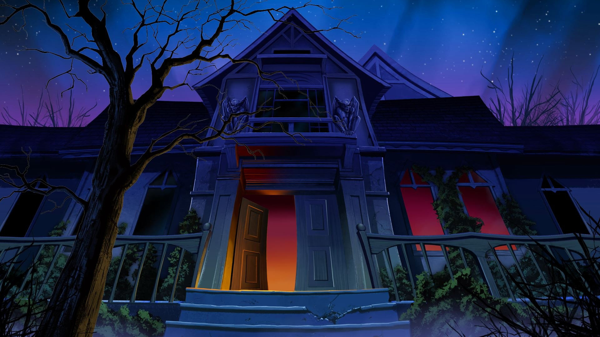 fondo de pantalla de la casa hd 1080p,cielo,azul,casa,árbol,arquitectura