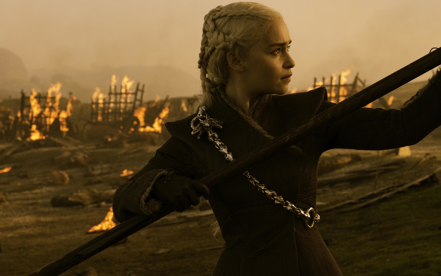 emilia clarke game of thrones wallpaper,screenshot,photography,pc game,cg artwork,sword