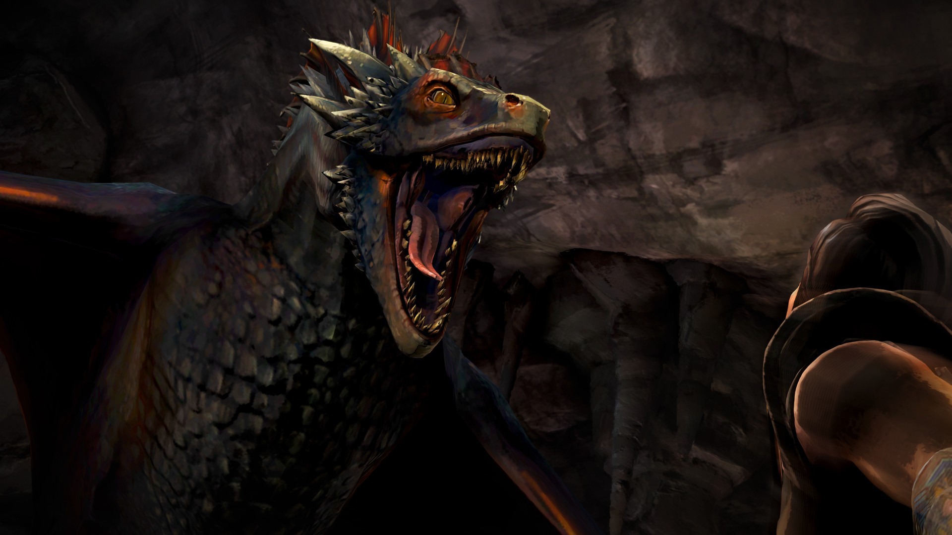 game of thrones dragon wallpaper,dragon,pc game,action adventure game,demon,darkness
