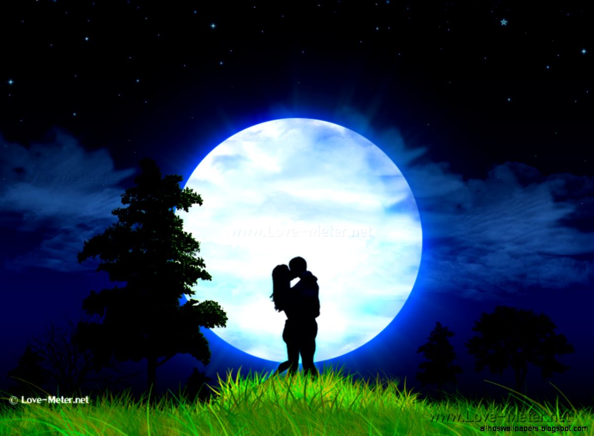 belle lumière de lune amour hd fonds d'écran,ciel,la nature,lumière,nuit,paysage naturel