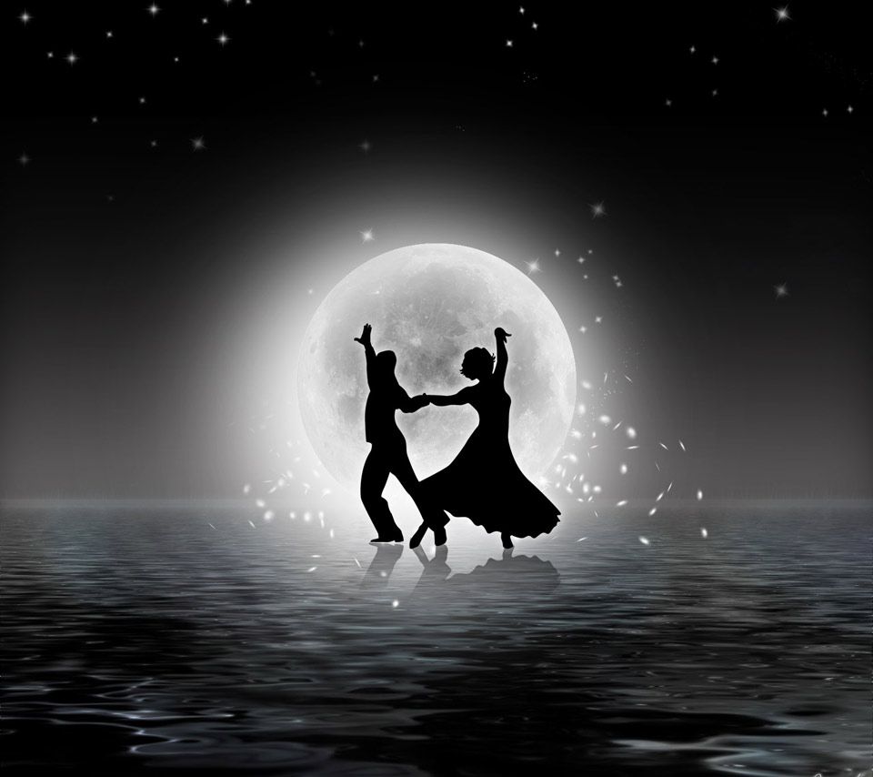 hermosa luz de luna amor fondos de pantalla hd,ligero,atmósfera,cielo,oscuridad,romance