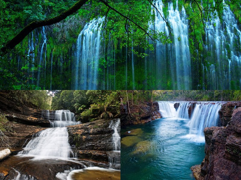 carta da parati a cascata animata,cascata,risorse idriche,corpo d'acqua,paesaggio naturale,natura