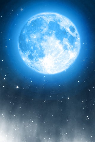 blue moon wallpaper,sky,atmosphere,blue,astronomical object,daytime