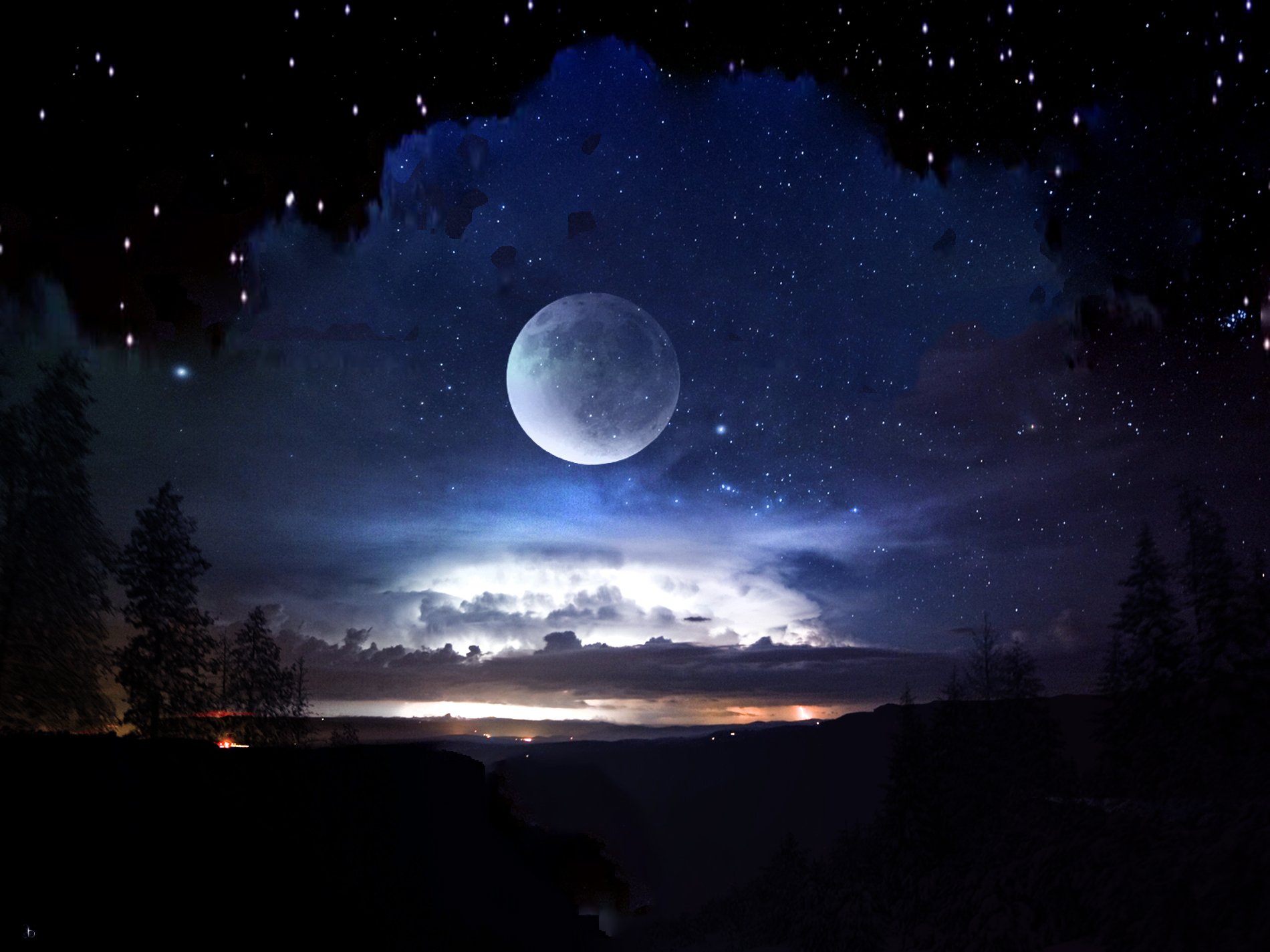 fond d'écran ciel de lune,ciel,la nature,lune,clair de lune,lumière