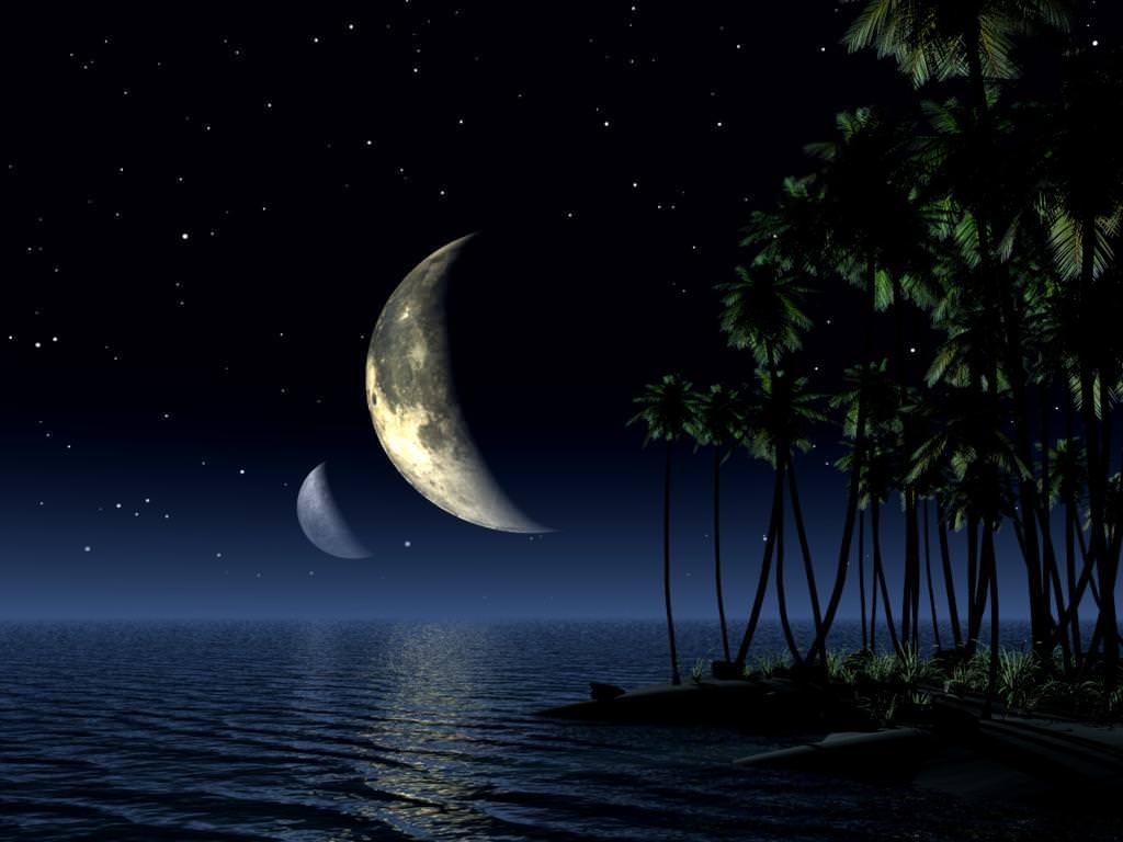 moon sky wallpaper,moon,nature,sky,moonlight,crescent