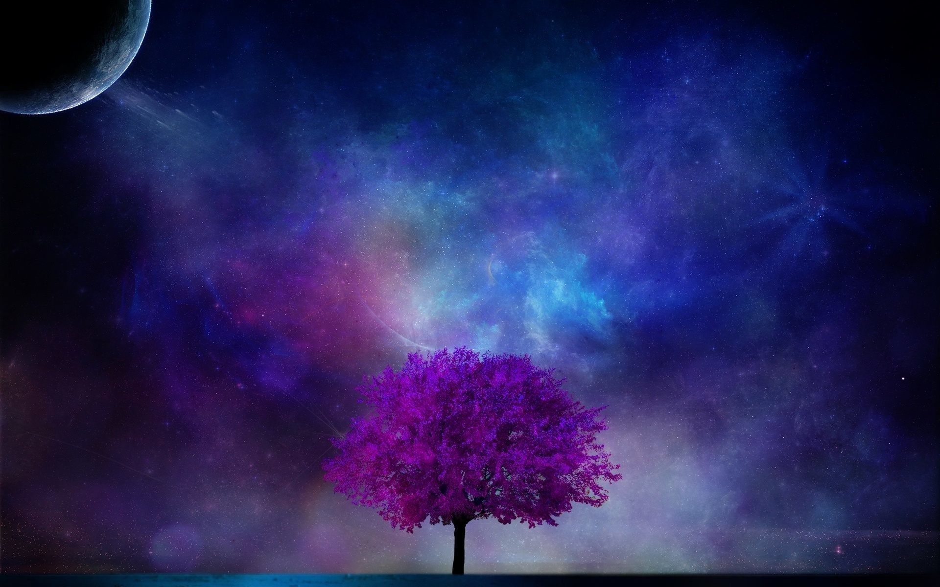 moon sky wallpaper,purple,sky,violet,atmosphere,space