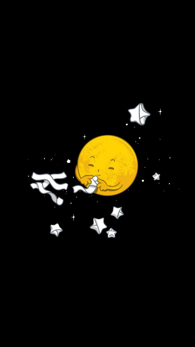 cute moon wallpaper,yellow,font,illustration,graphic design,animation