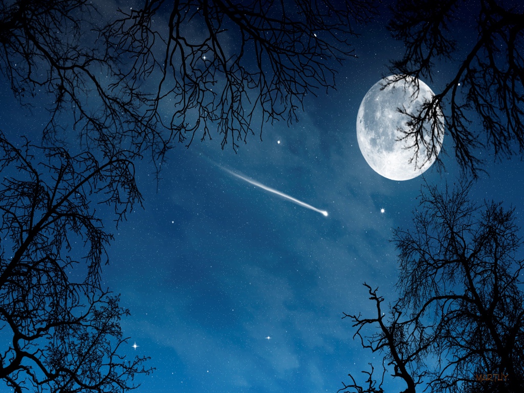 beautiful moon wallpaper,sky,nature,blue,light,moon