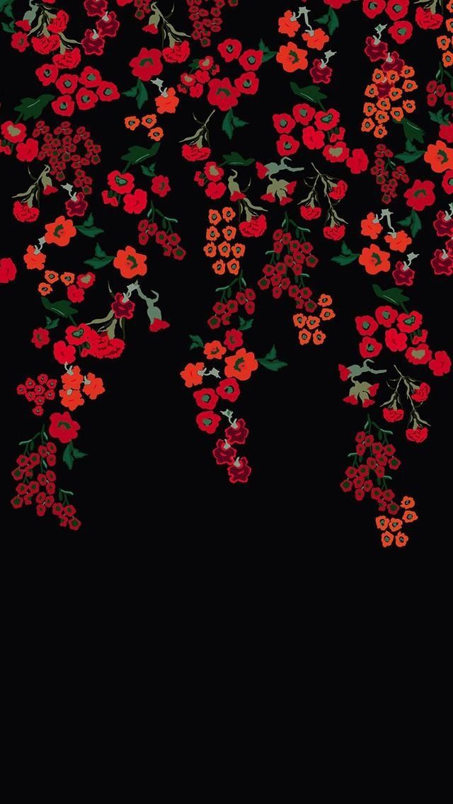 뜨거운 전화 월페이퍼,빨간,분홍,무늬,꽃,식물