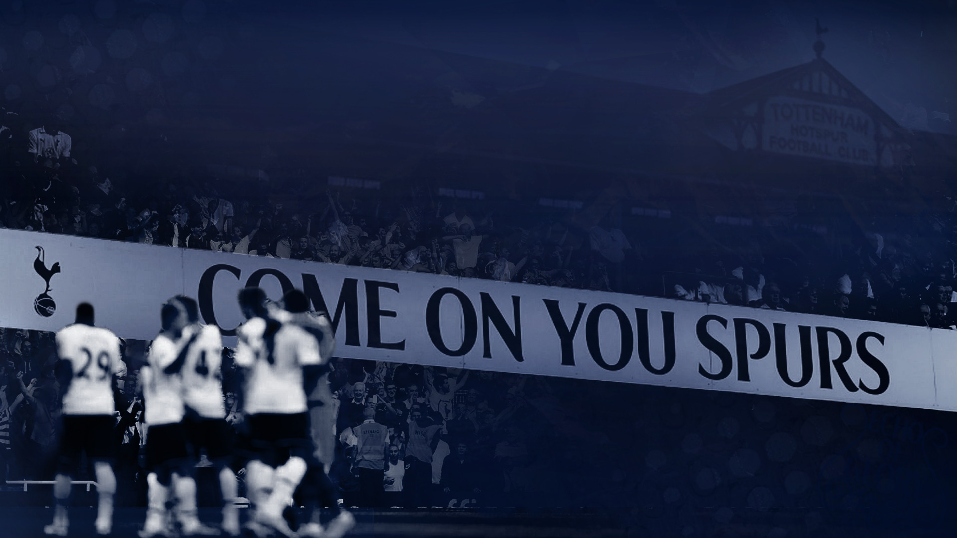 tottenham wallpaper hd,sky,sport venue,crowd,font,cloud