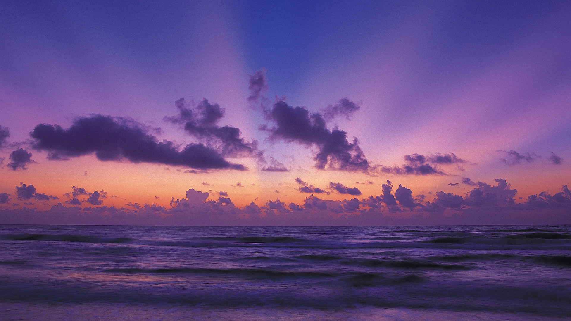 sunset clouds wallpaper,sky,horizon,sea,afterglow,cloud