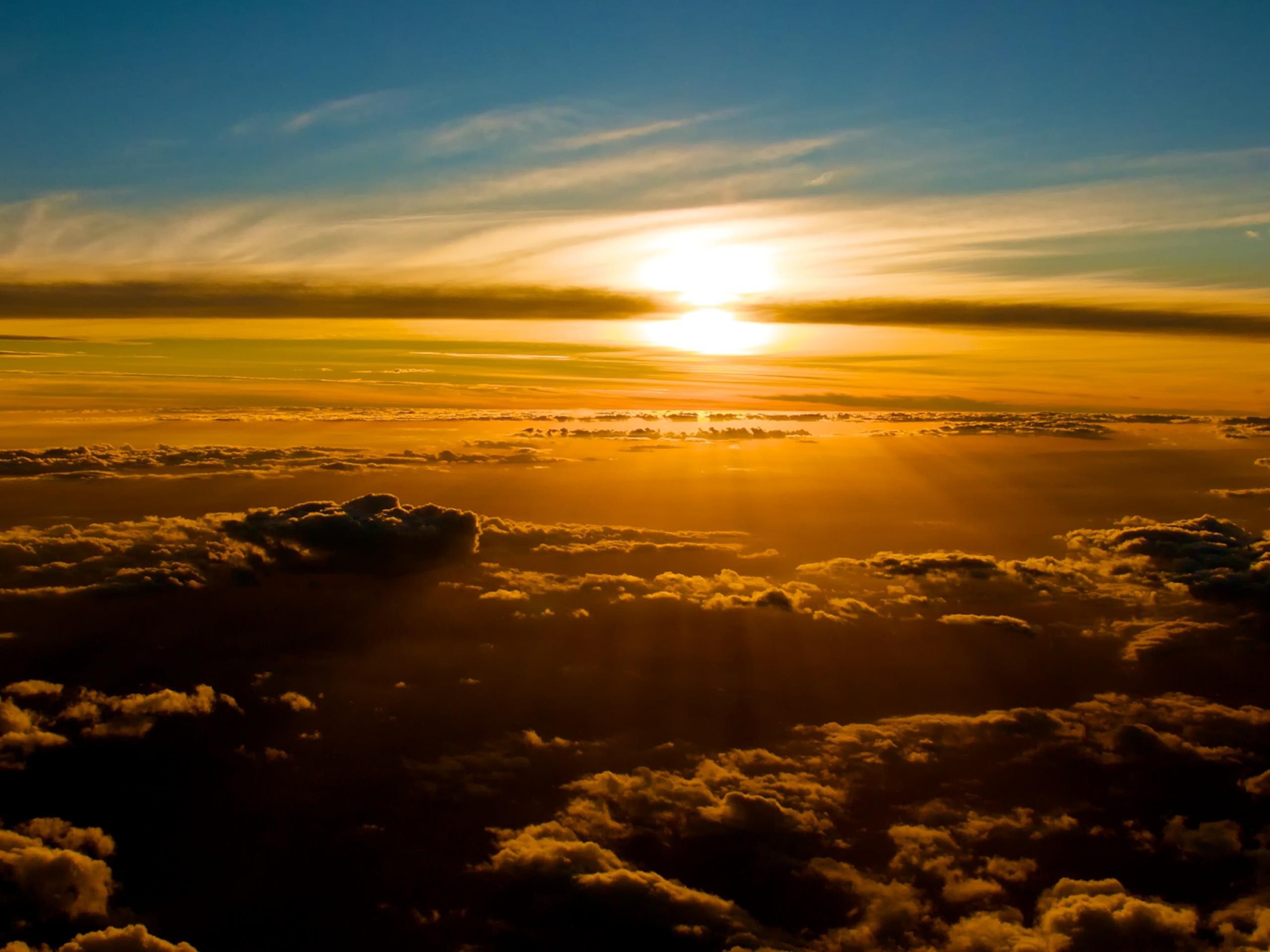 sunset clouds wallpaper,sky,horizon,nature,cloud,atmosphere