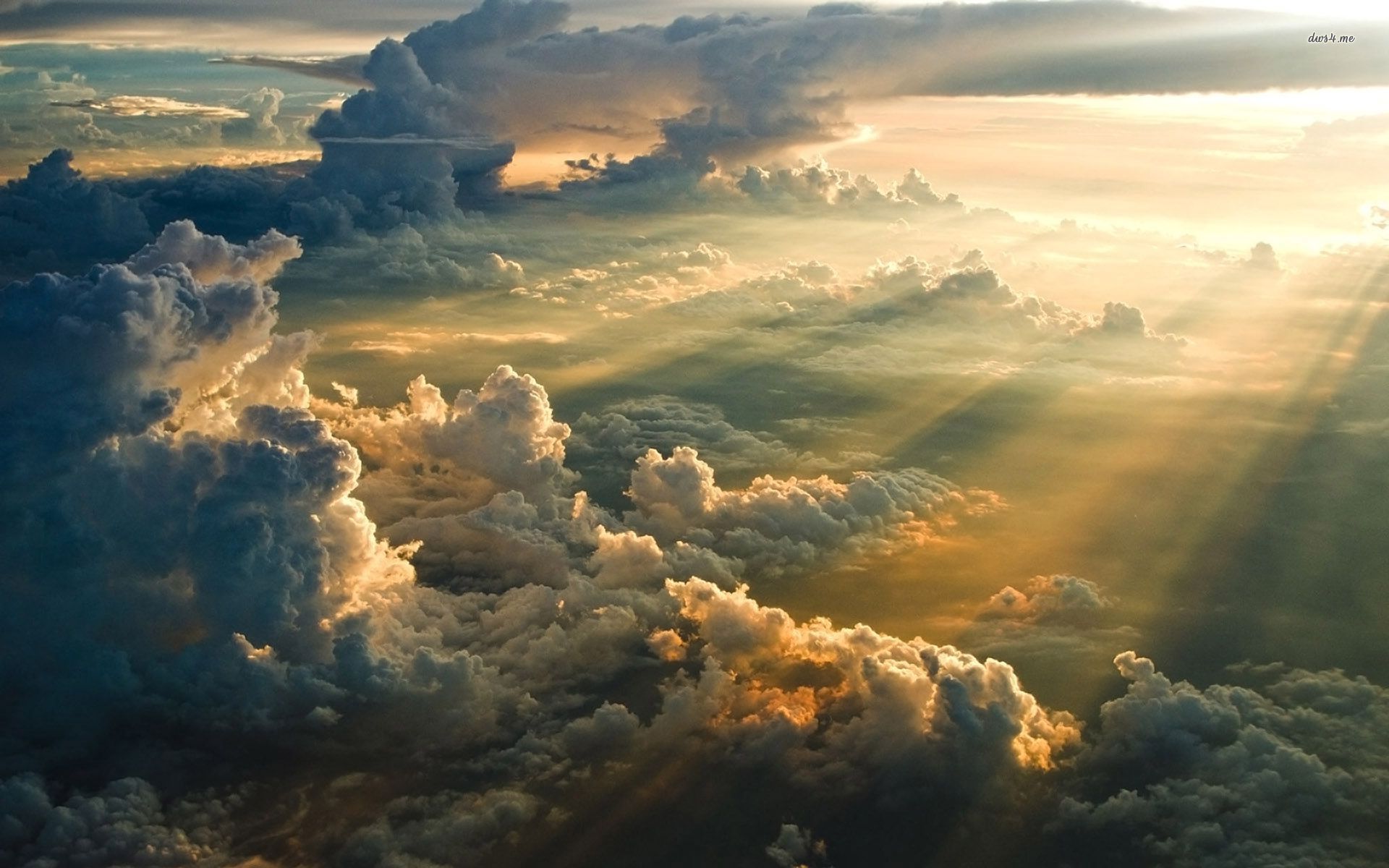 夕焼け雲の壁紙,空,雲,雰囲気,自然,昼間