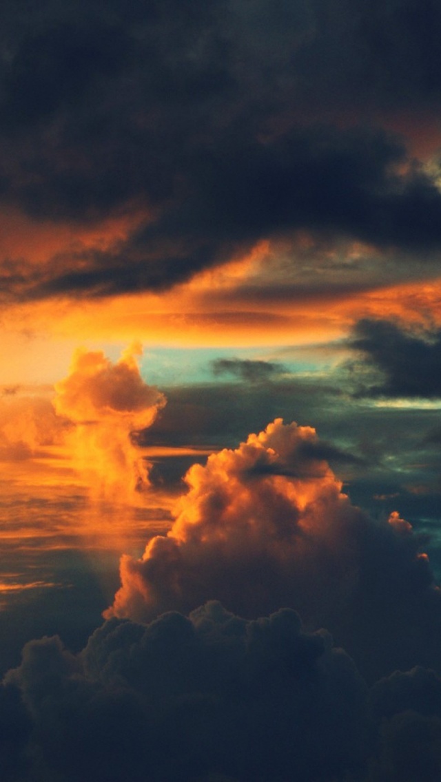 atardecer nubes fondo de pantalla,cielo,nube,resplandor crepuscular,horizonte,tiempo de día