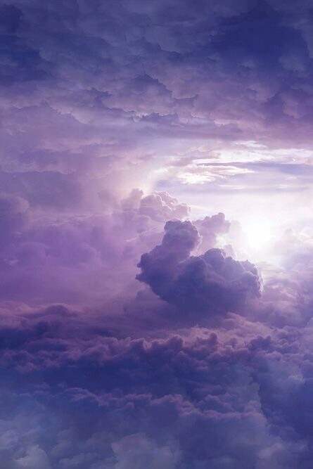 紫色の雲の壁紙,空,雲,昼間,雰囲気,青い