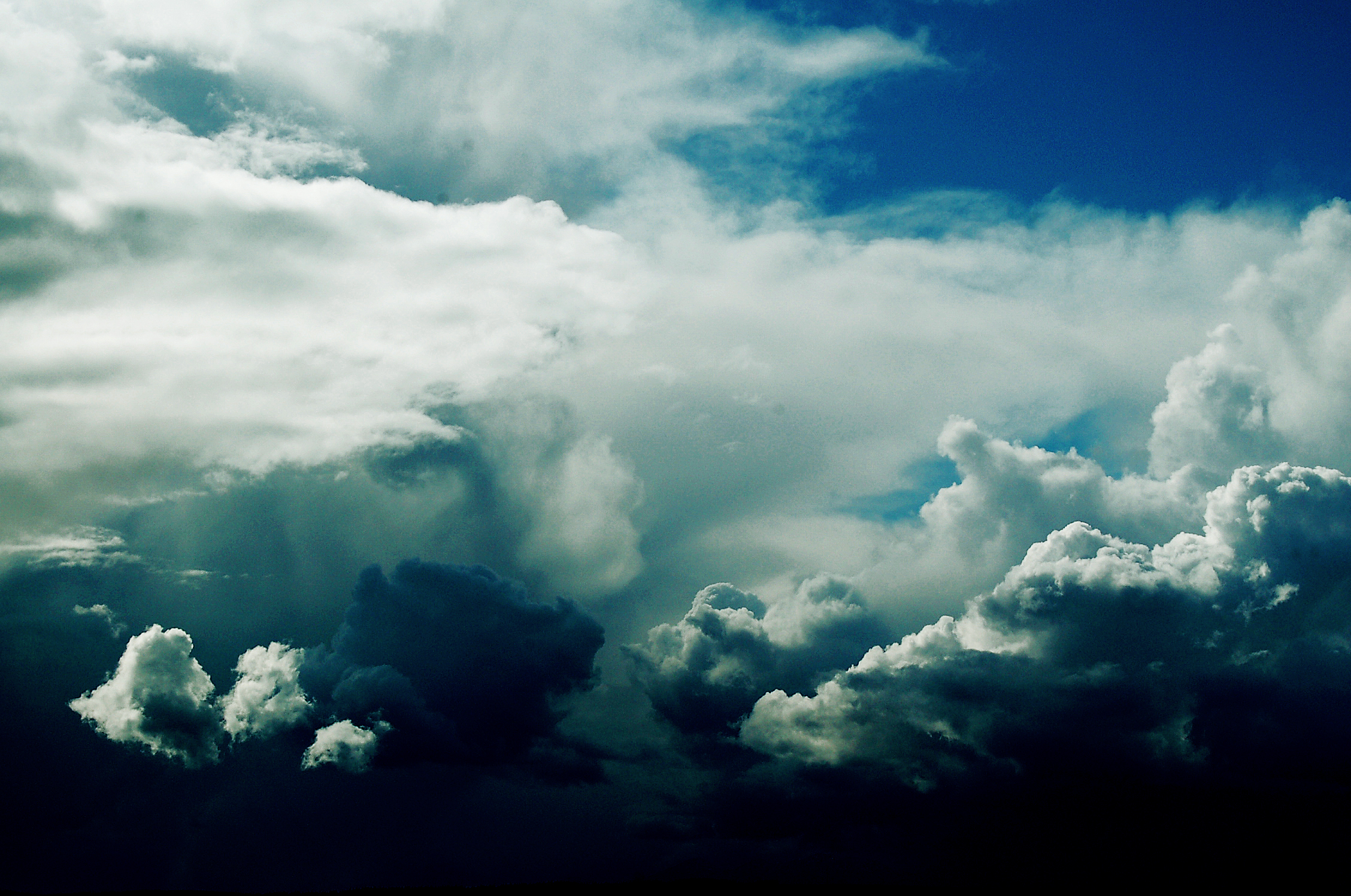 暗い雲の壁紙,空,雲,青い,積雲,自然