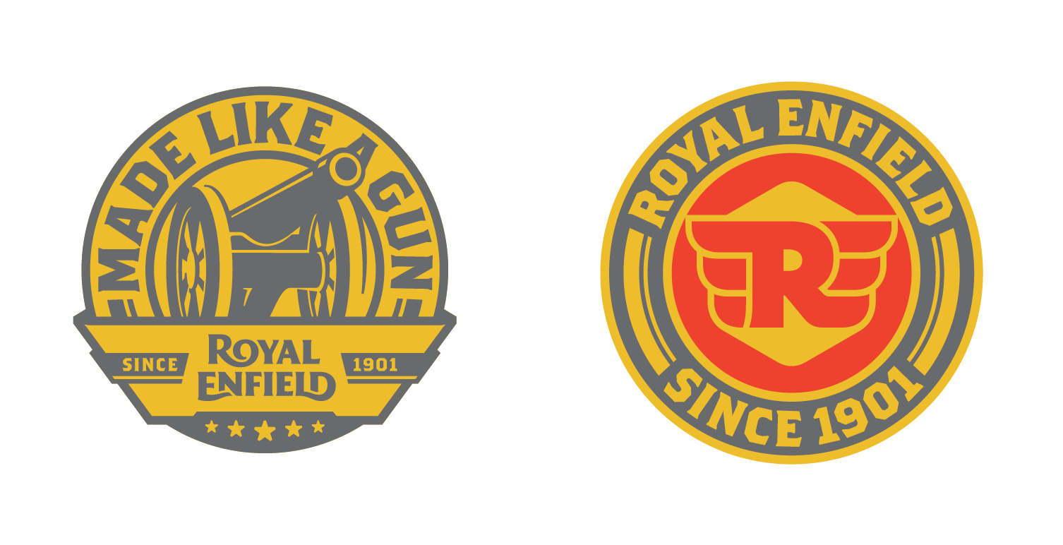 ロイヤルエンフィールドのロゴのhdの壁紙1080p,黄,象徴