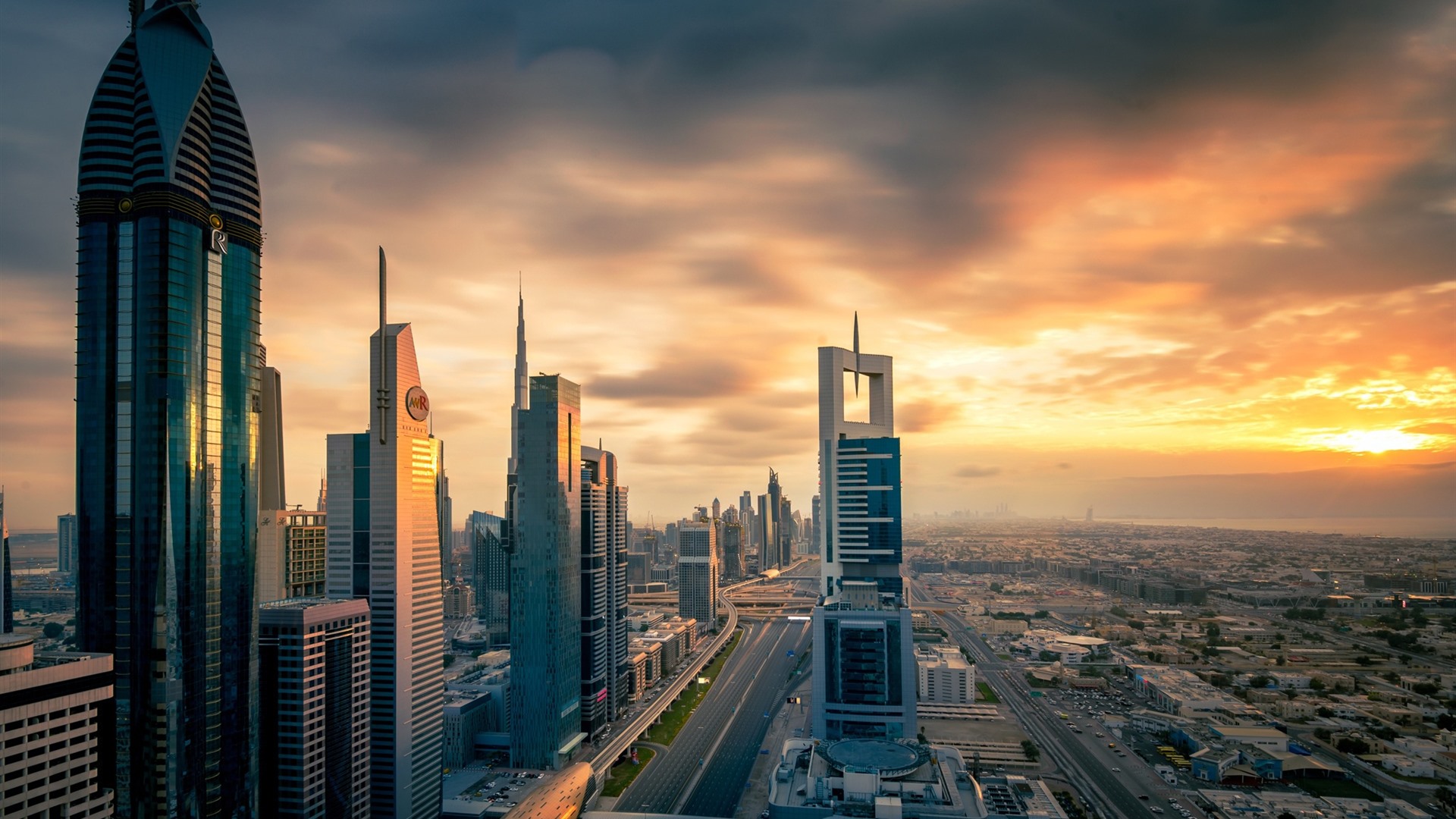 emirati arabi uniti,area metropolitana,paesaggio urbano,grattacielo,area urbana,cielo