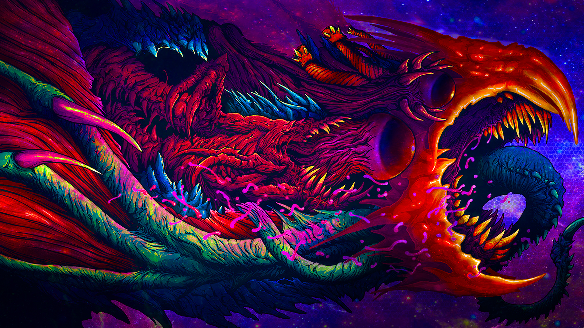 recent wallpapers,fractal art,dragon,psychedelic art,art,cg artwork