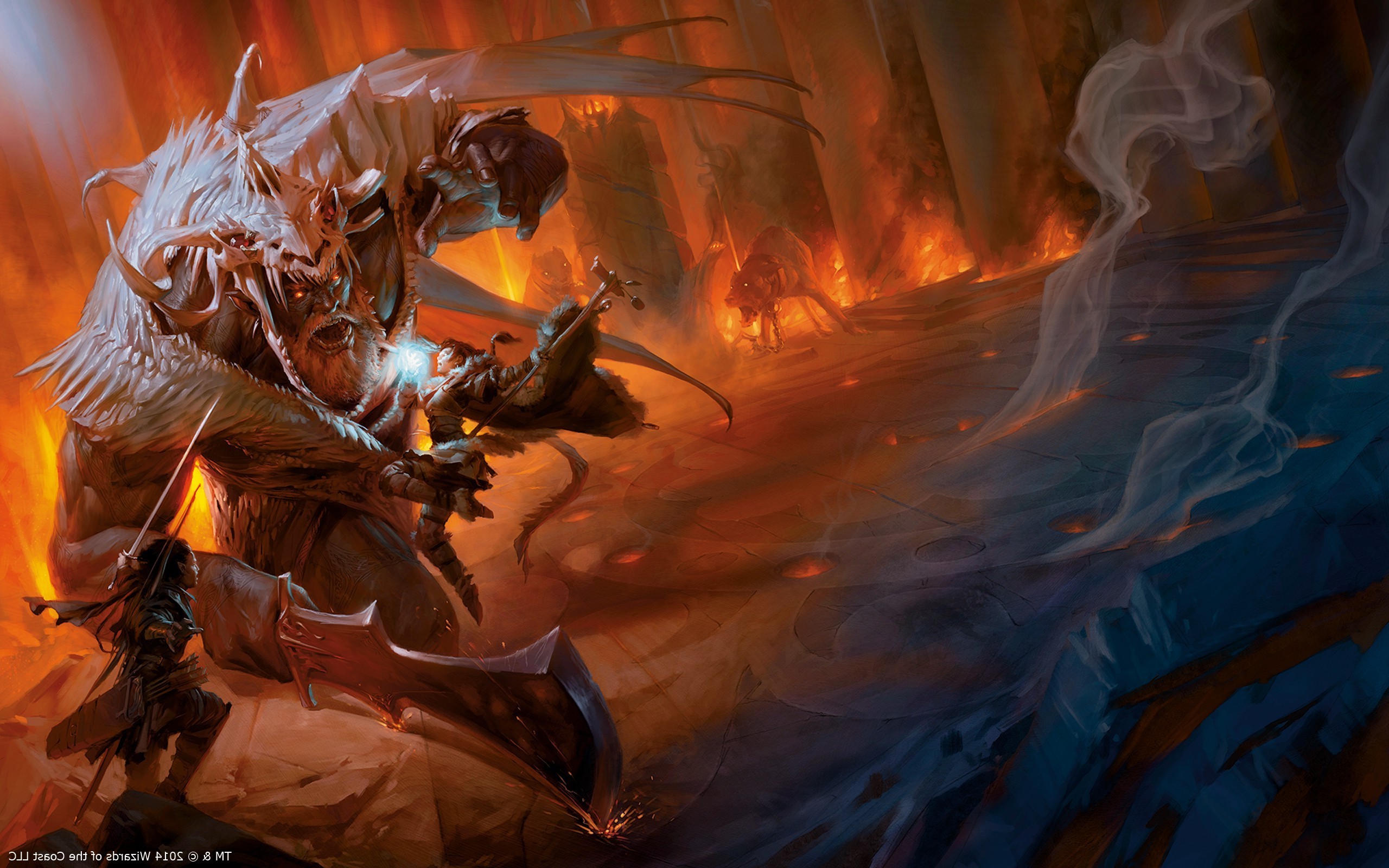 dnd wallpaper,action adventure game,pc game,cg artwork,flame,geological phenomenon