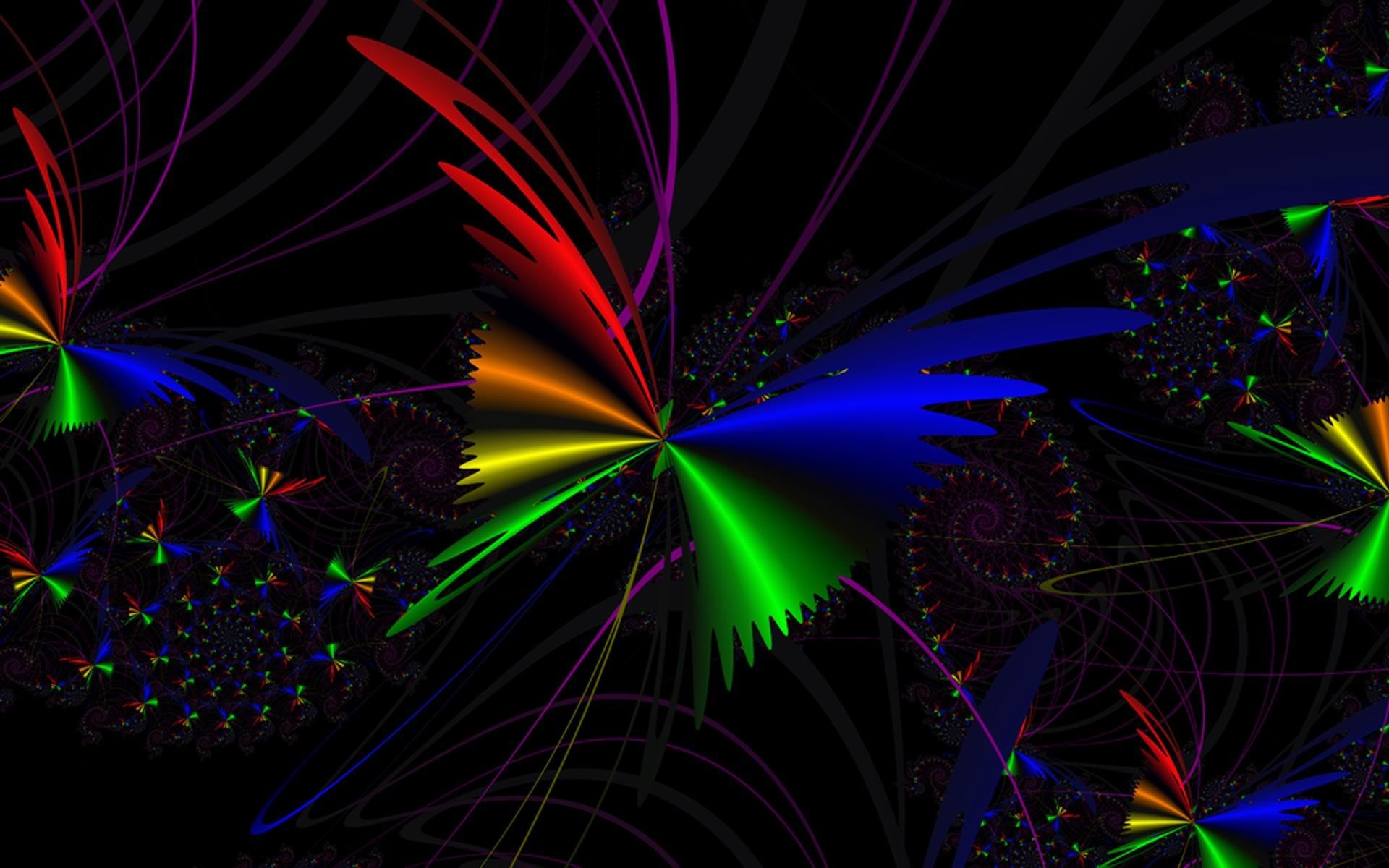 arco iris fondos de escritorio,azul,ligero,arte fractal,colorido,tecnología