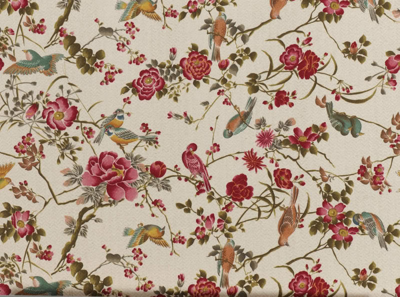 ビクトリア朝の花の壁紙,ピンク,繊維,パターン,褐色,視覚芸術