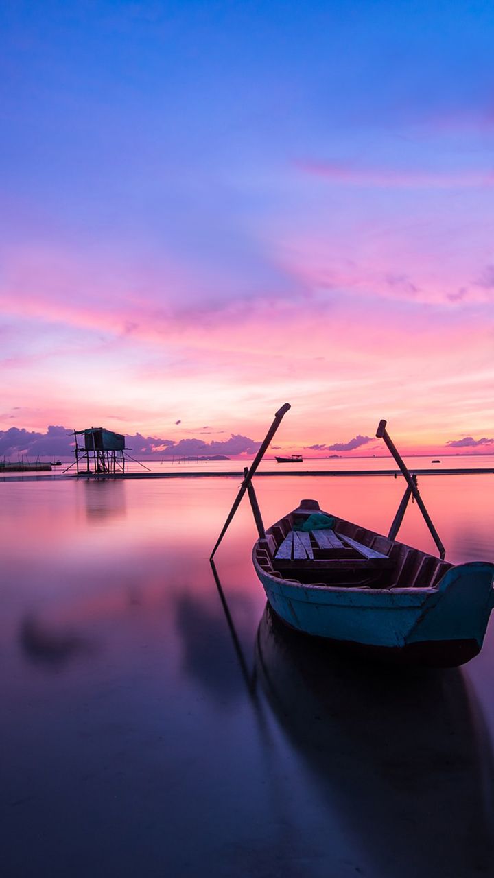 fondo de pantalla visto caliente,cielo,naturaleza,transporte de agua,puesta de sol,resplandor crepuscular