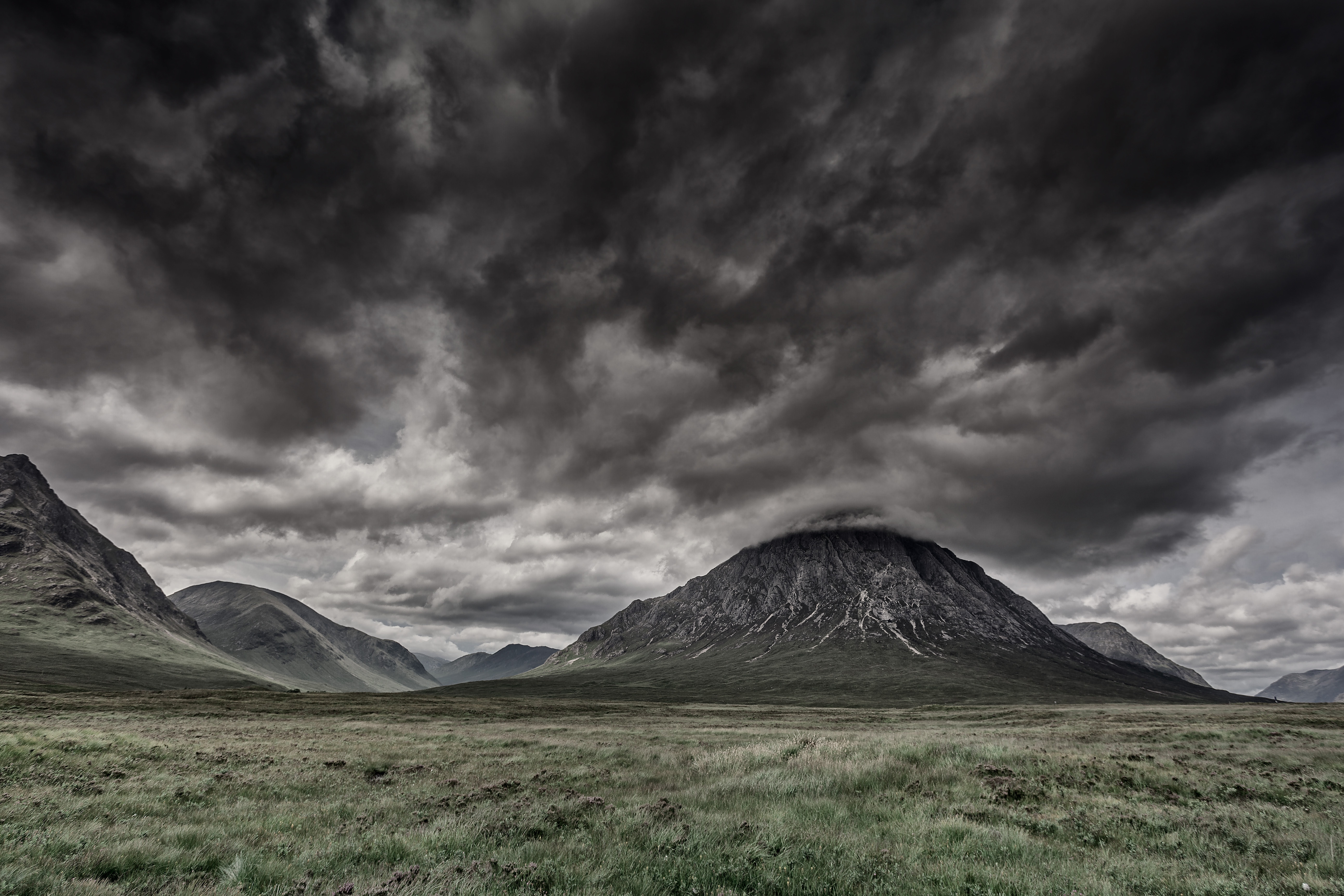 grey cloud wallpaper,sky,mountainous landforms,nature,highland,mountain