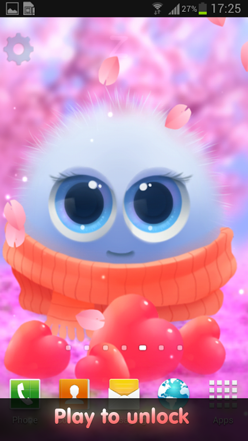 fairy puff live wallpaper,pink,cartoon