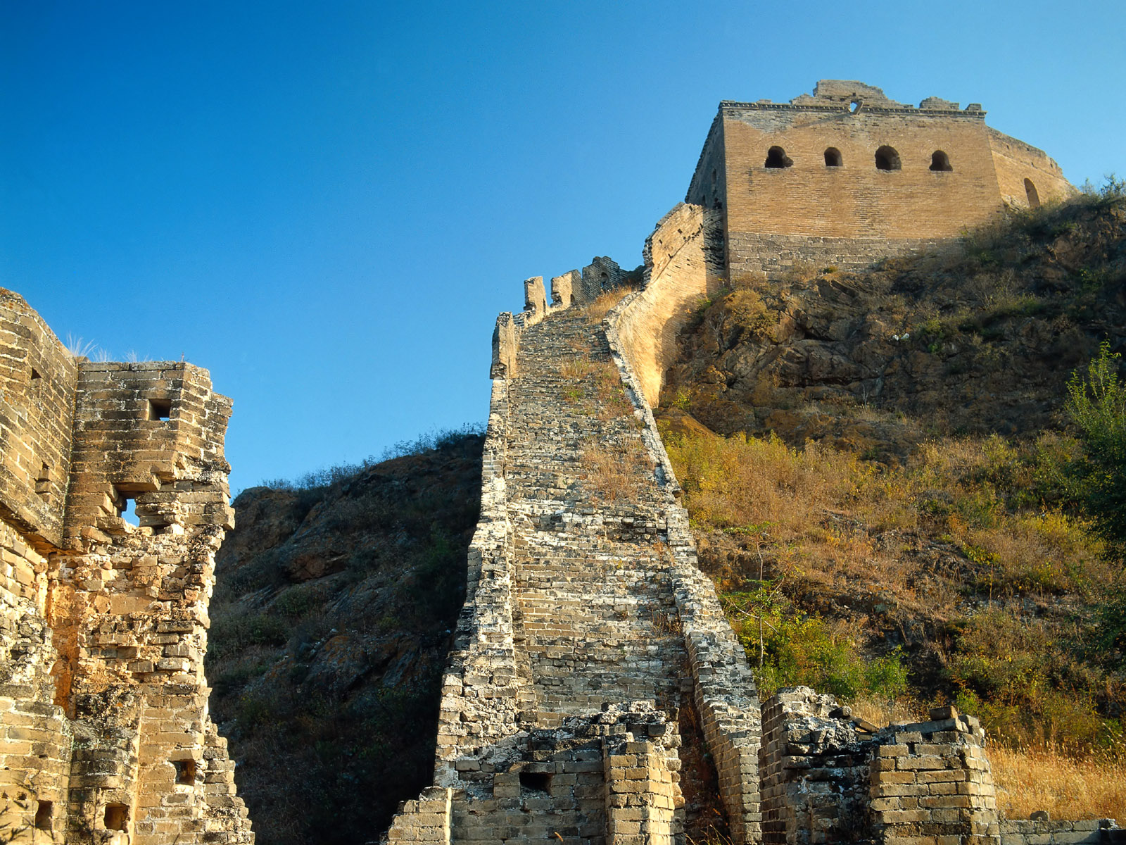 ancient china wallpaper,landmark,fortification,historic site,archaeological site,ruins