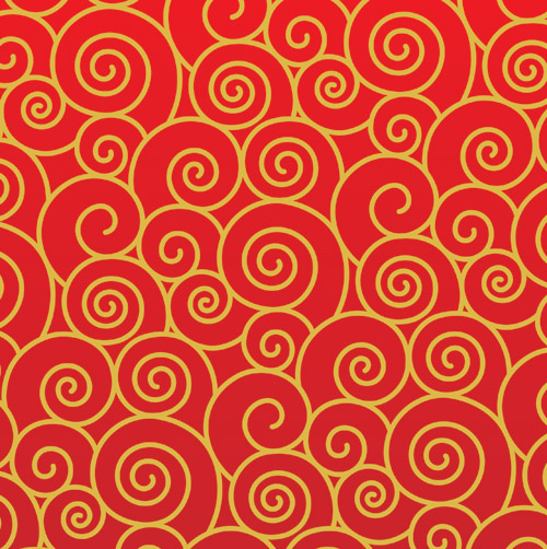 中国パターン壁紙,パターン,赤,オレンジ,包装紙,サークル