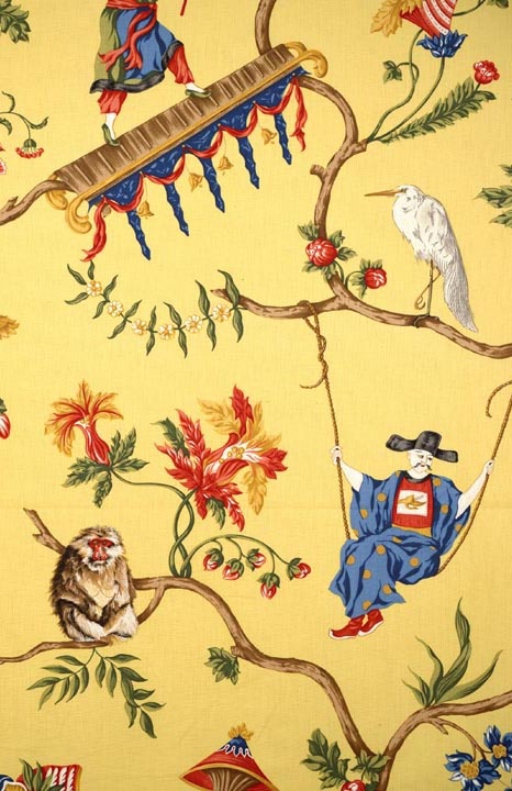papier peint chinoiserie schumacher,textile,art,illustration,plante,clipart