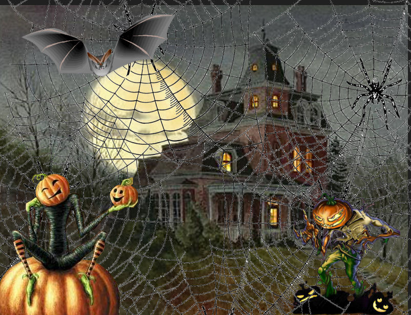 casa live wallpaper,zucca,dolcetto o scherzetto,jack o lantern,ragnatela,illustrazione