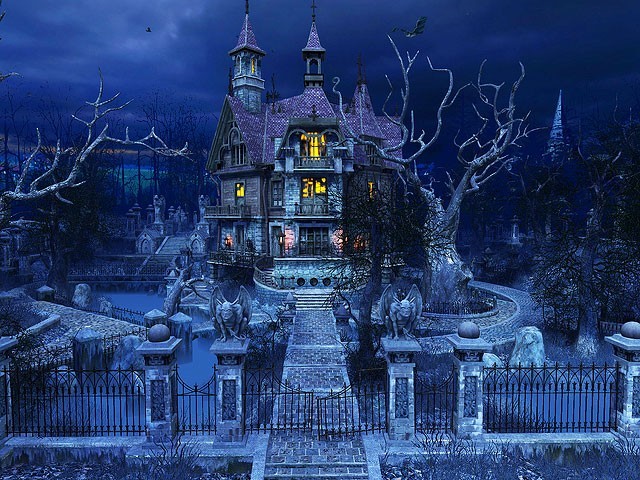 house live wallpaper,landmark,architecture,illustration,adventure game,darkness