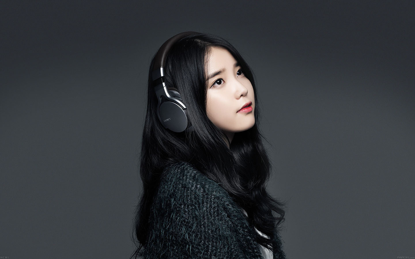 iu wallpaper iphone,hair,face,audio equipment,beauty,hairstyle