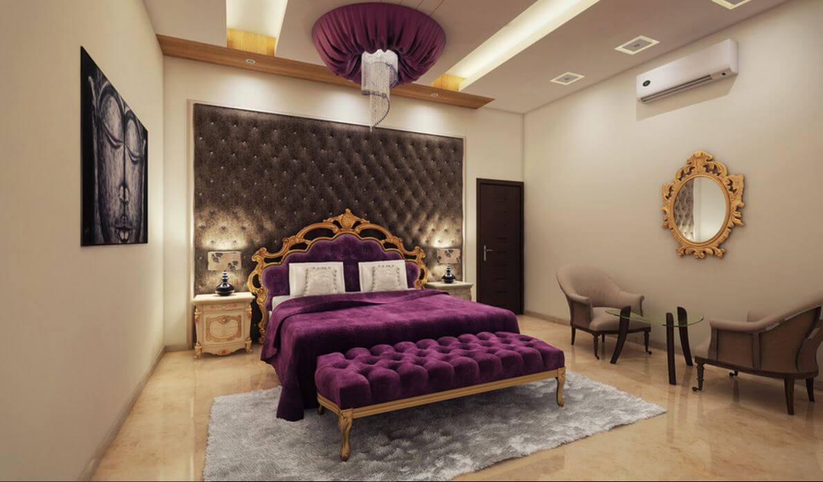 寝室インドの壁紙デザイン,寝室,家具,ルーム,インテリア・デザイン,財産
