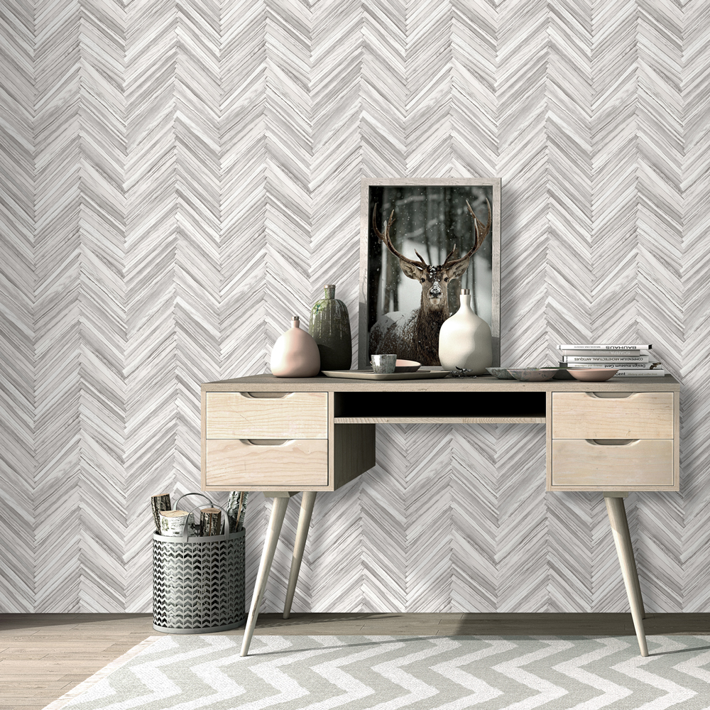 grey wood effect wallpaper,wall,wallpaper,tile,furniture,floor