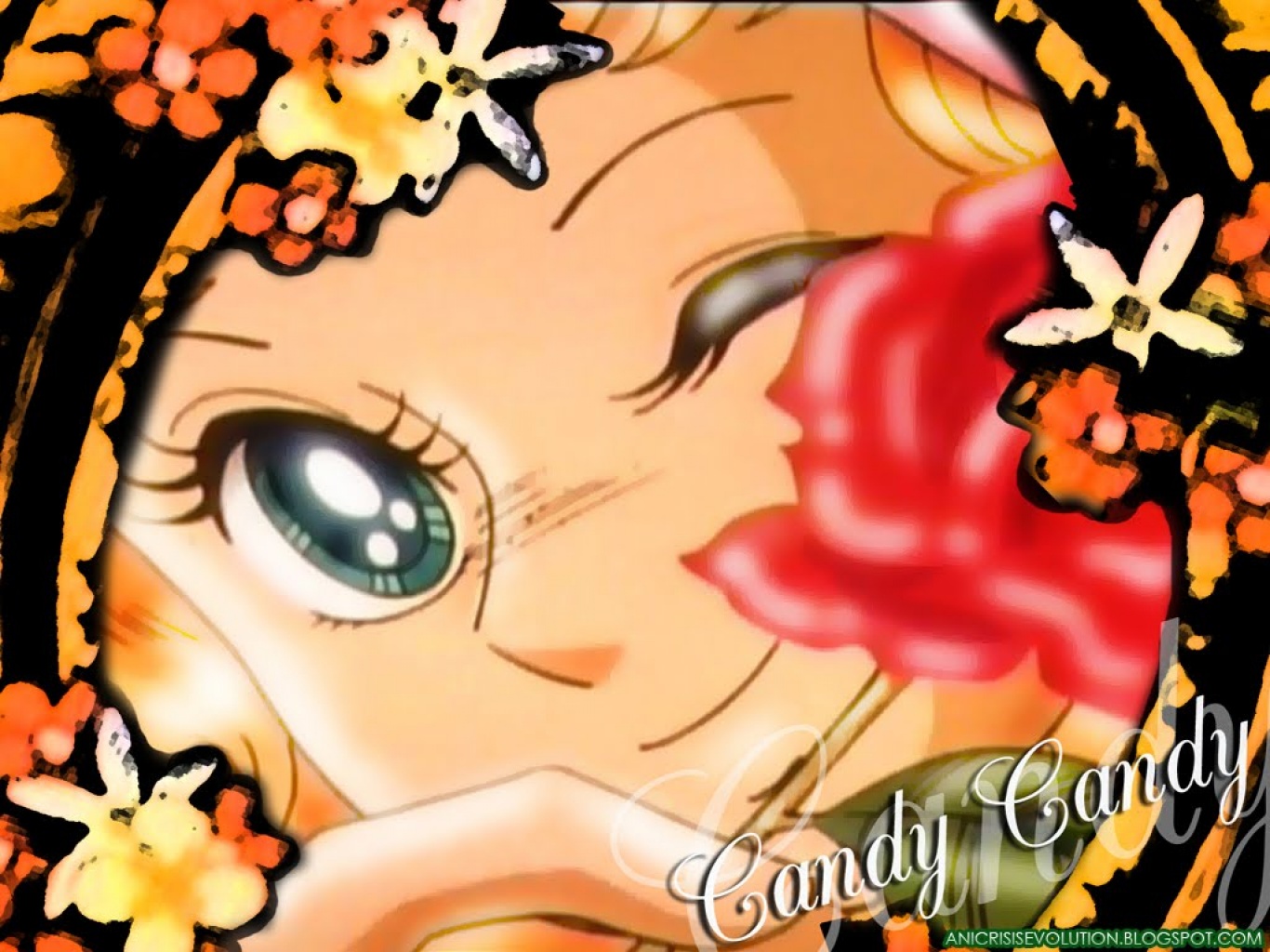 candy candy wallpaper,cartoon,anime,animated cartoon,cg artwork,animation