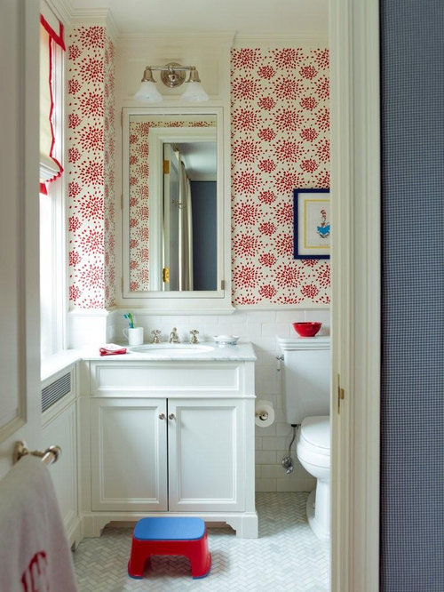 벽을위한 재미있는 벽지,화장실,방,특성,빨간,인테리어 디자인