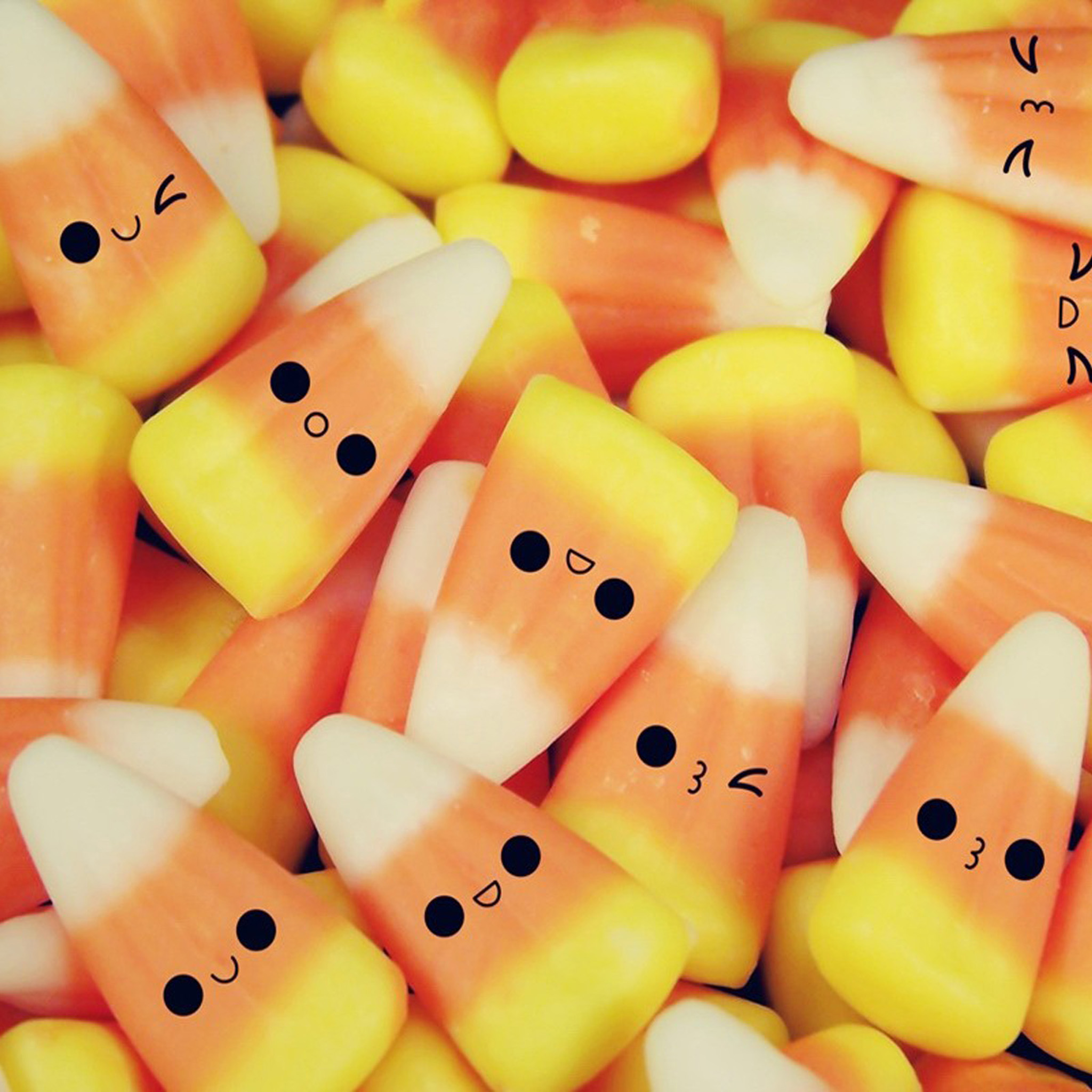 cute candy wallpaper,marshmallow,confectionery,yellow,candy corn,candy