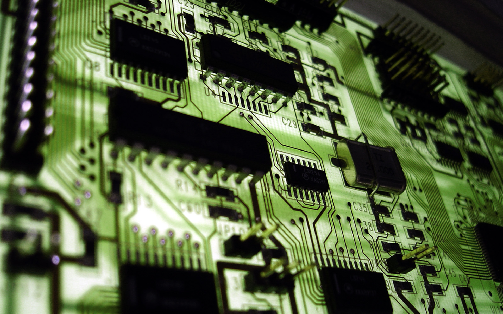 hardware wallpaper,green,electronics,technology,font,architecture