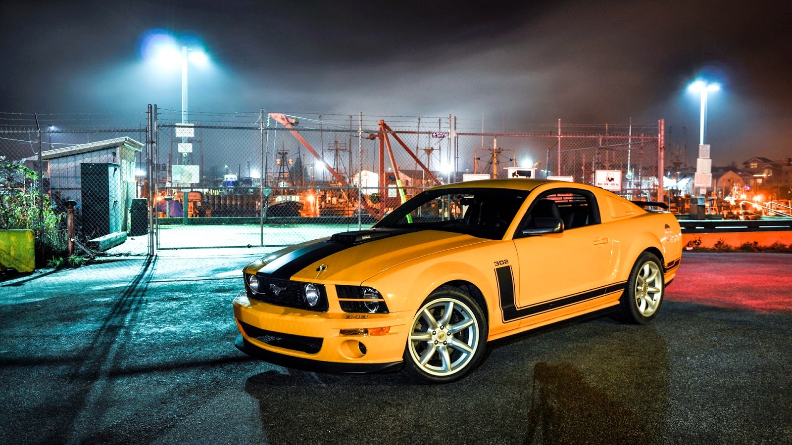 ford car wallpaper,land vehicle,vehicle,car,yellow,muscle car