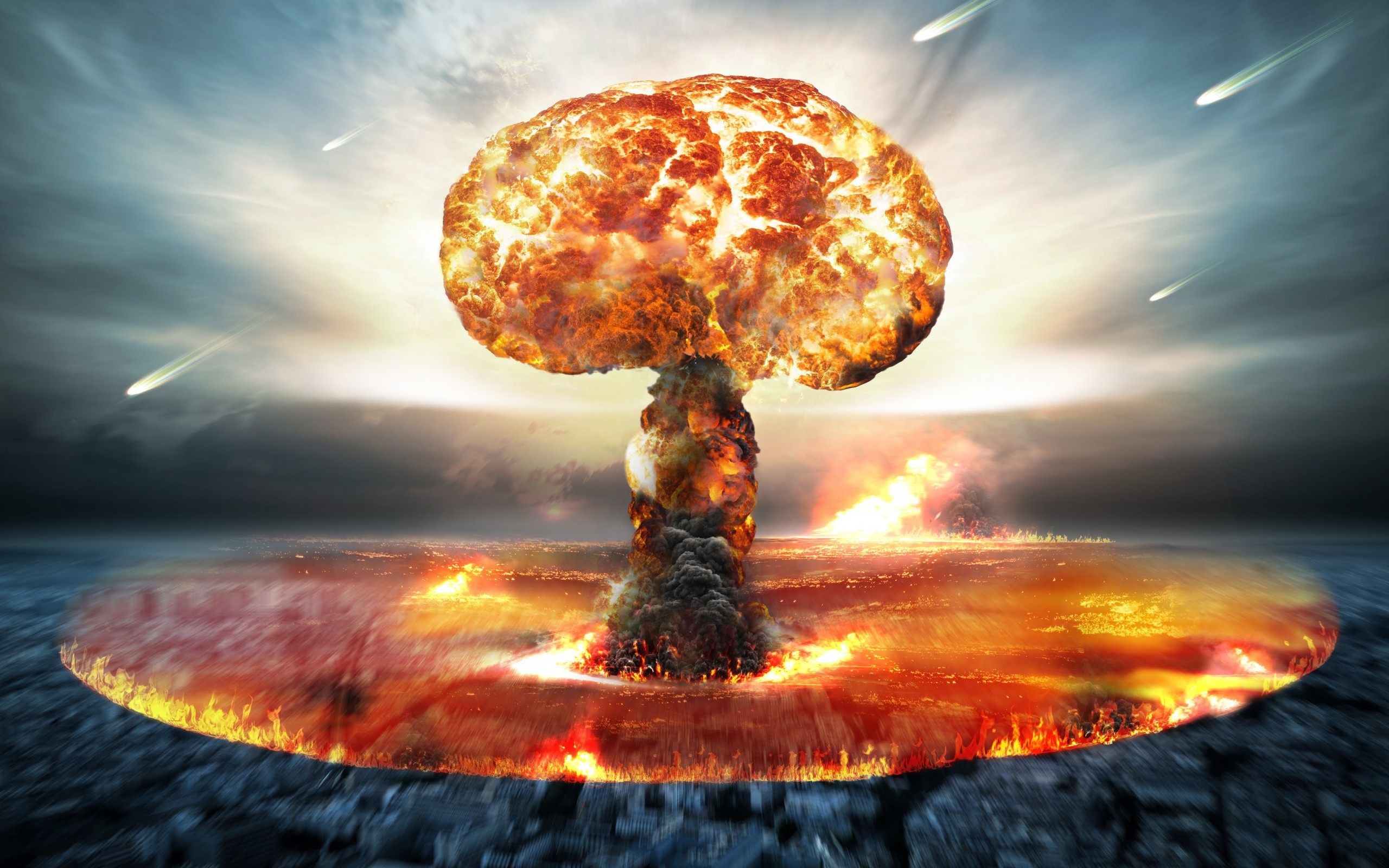 atomic bomb wallpaper,explosion,geological phenomenon,sky,world,space
