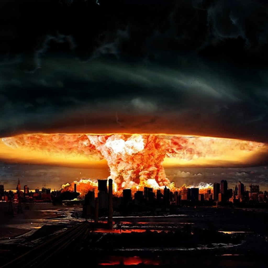 atomic bomb wallpaper,explosion,sky,horizon,atmosphere,geological phenomenon