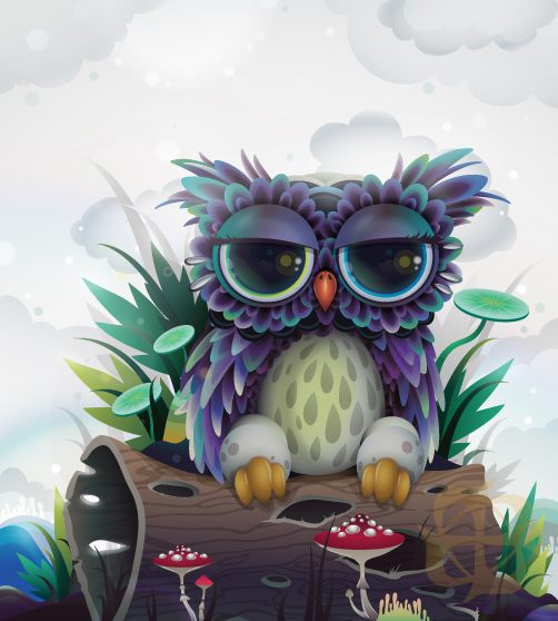 wallpaper перевод,owl,bird,bird of prey,branch,illustration