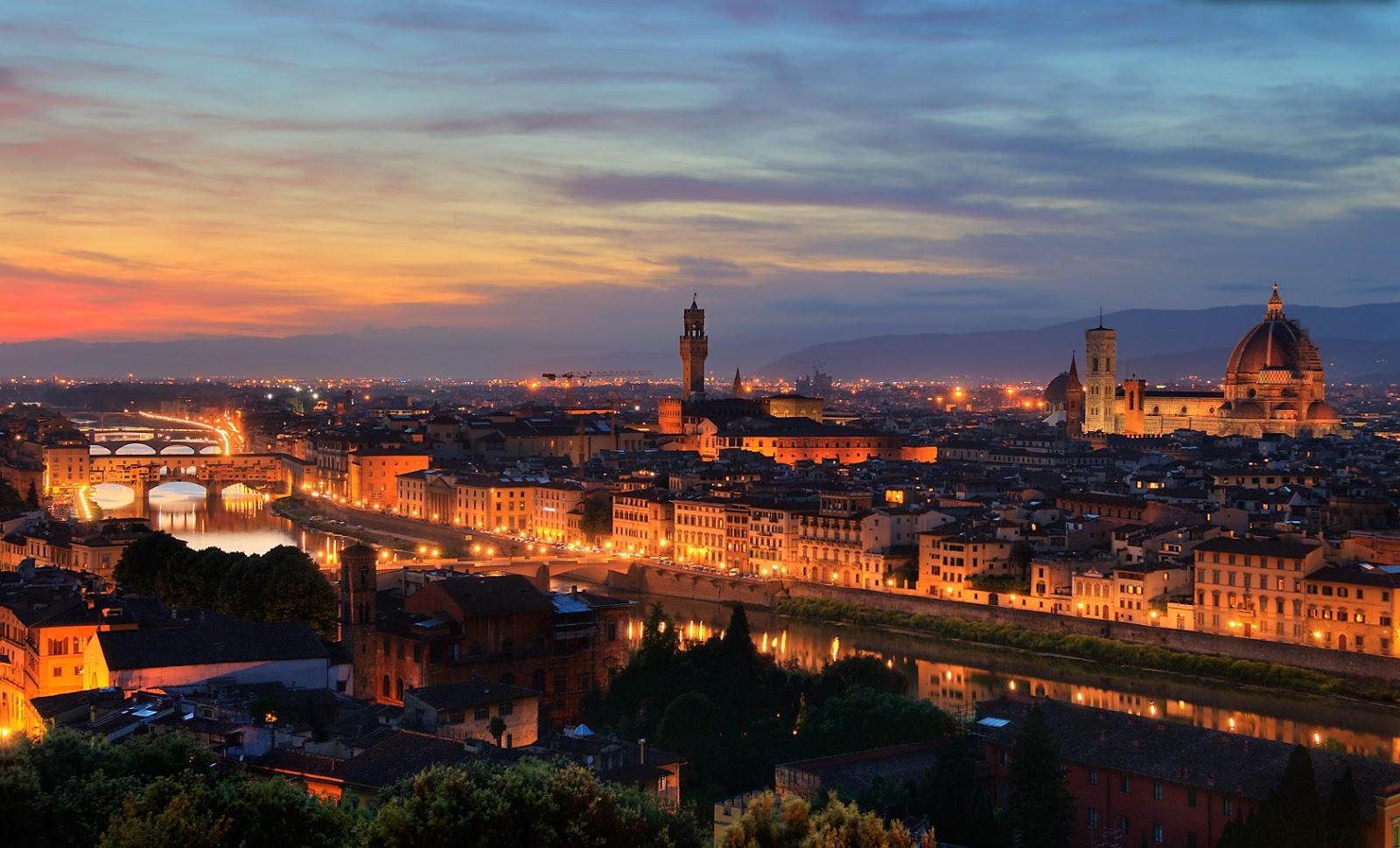 florence wallpaper,cityscape,sky,city,metropolitan area,landmark