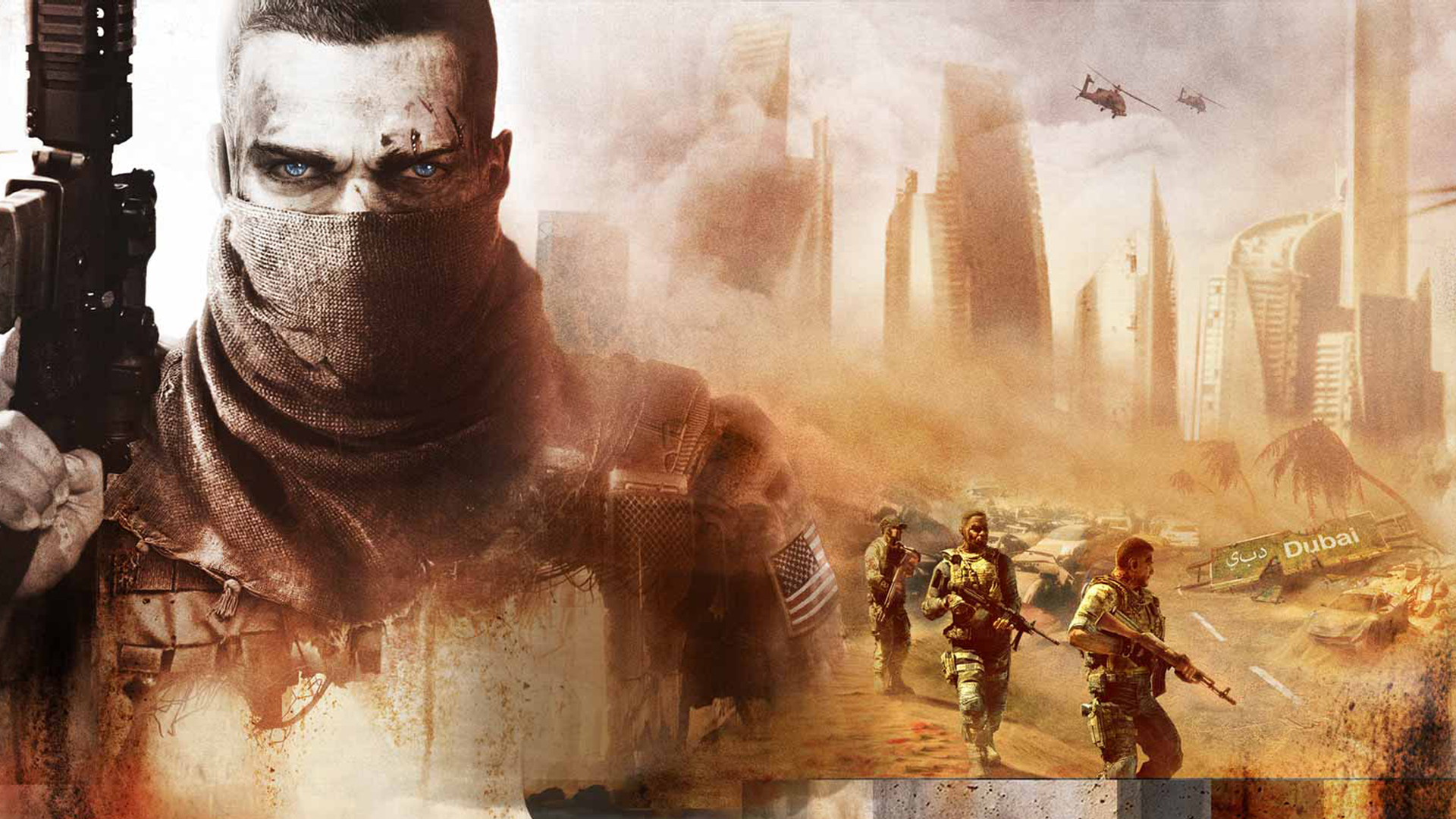 spec ops wallpaper,action adventure game,cg artwork,movie,illustration,action film